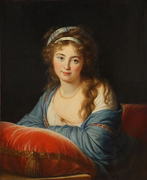 Portrait of Countess Yekaterina Skavronskaya, nee von Engelhardt (1761-1829), 1796. Artist: Vigee-Lebrun, Marie Louise Elisabeth (1755-1842)