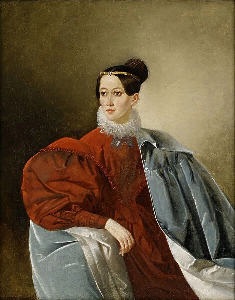 Portrait of Countess Yelizaveta Ivanovna Kropotkina (1803-1836), nee Dorokhova. Artist: Anonymous