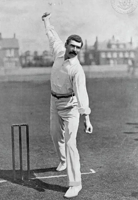 Framed Print : Portrait of the cricketer Tom Richardson, 1896. Creator: Hawkins & Co Framed Print : Portrait of the cricketer Tom Richardson, 1896. Creator: Hawkins & Co