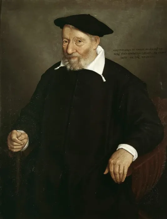 Framed Print : Portrait of Cristoforo da Novate, 1590-1595. Creator: Anonymous Framed Print : Portrait of Cristoforo da Novate, 1590-1595. Creator: Anonymous