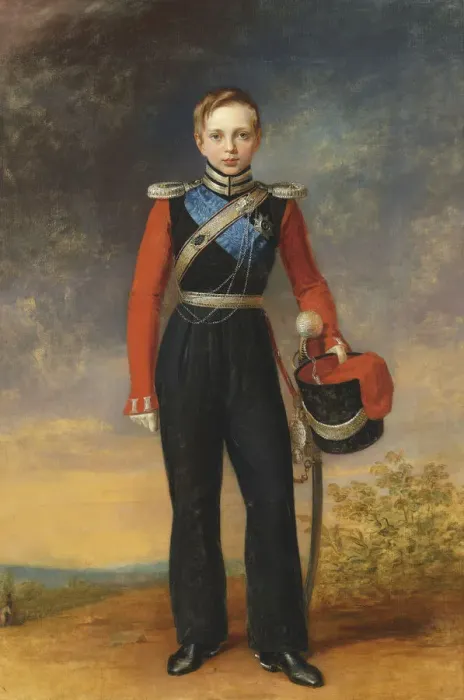 Framed Print : Portrait of the Crown prince Alexander Nikolayevich (1818-1881). Creator: Dawe, George (1781-1829) Framed Print : Portrait of the Crown prince Alexander Nikolayevich (1818-1881). Creator: Dawe, George (1781-1829)