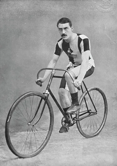 Framed Print : Portrait of the cyclist AJ Watson, 1896. Creator: RW Thomas Framed Print : Portrait of the cyclist AJ Watson, 1896. Creator: RW Thomas