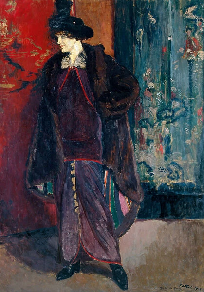 Portrait of Daisy Fellowes, 1912. Creator: Blanche, Jacques-Émile (1861-1942)