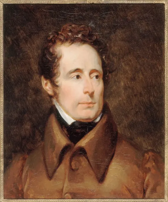 Framed Print : Portrait d'Alphonse de Lamartine (1790-1869), poète, historien et homme politique, c1831. Creator: Francois Pascal Simon Gerard Framed Print : Portrait d'Alphonse de Lamartine (1790-1869), poète, historien et homme politique, c1831. Creator: Francois Pascal Simon Gerard