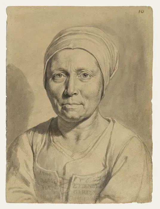 Framed Print : Portrait of Dame Etiennette, 1647. Creator: Philippe de Champaigne Framed Print : Portrait of Dame Etiennette, 1647. Creator: Philippe de Champaigne