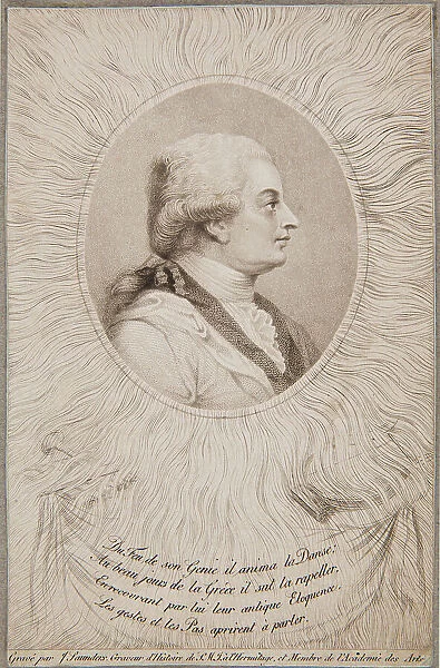 Portrait of the dancer and choreographer Jean Georges Noverre (1727-1810), 1810. Creator: Saunders, Joseph (active Early 19th cen.)
