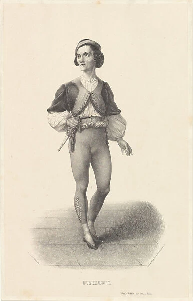 Portrait of the dancer and choreographer Jules Perrot (1810-1892), 1840s