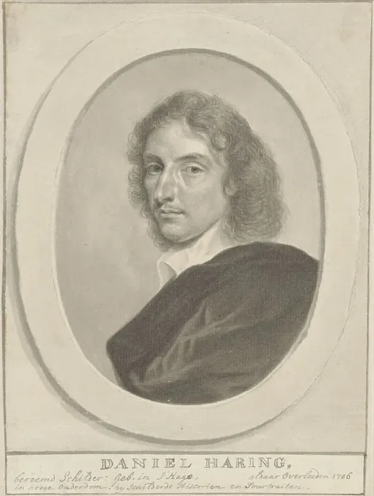 Framed Print : Portrait of Daniël Haringh, 1741-1795. Creator: Cornelis van Noorde Framed Print : Portrait of Daniël Haringh, 1741-1795. Creator: Cornelis van Noorde