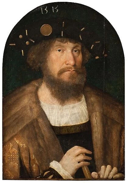 Portrait of the Danish King Christian II, 1514-1515. Creator: Michael Sittow