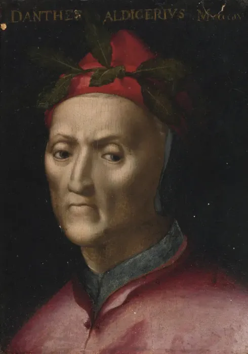 Framed Print : Portrait of Dante Alighieri (1265-1321). Artist: Italian, second half 16th cen. (ca Framed Print : Portrait of Dante Alighieri (1265-1321). Artist: Italian, second half 16th cen. (ca