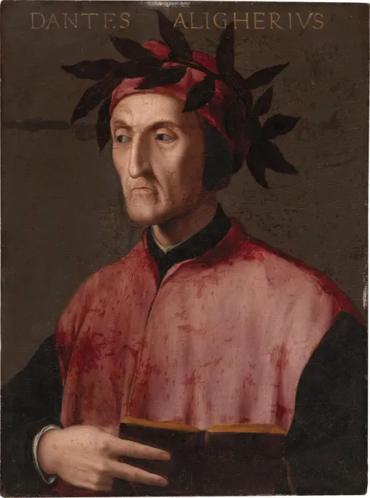 Framed Print : Portrait of Dante Alighieri, c. 1540. Creator: Anonymous Framed Print : Portrait of Dante Alighieri, c. 1540. Creator: Anonymous