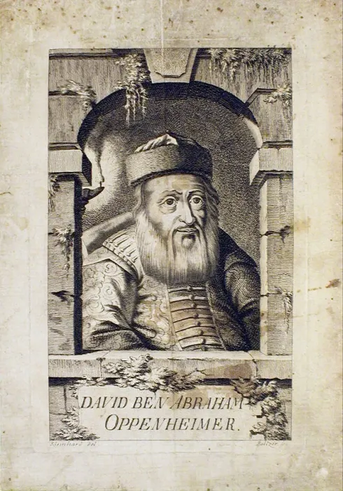 Framed Print : Portrait of David Oppenheim (1664-1736), chief rabbi of Prague. Artist: Balzer, Johann (1738-1799) Framed Print : Portrait of David Oppenheim (1664-1736), chief rabbi of Prague. Artist: Balzer, Johann (1738-1799)