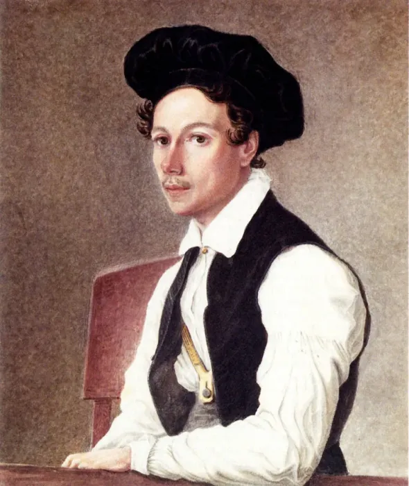 Framed Print : Portrait of Decembrist Mikhail Alexandrovich Bestuzhev (1800-1871), 1837-1839. Artist: Bestuzhev, Nikolai Alexandrovich (1791-1855) Framed Print : Portrait of Decembrist Mikhail Alexandrovich Bestuzhev (1800-1871), 1837-1839. Artist: Bestuzhev, Nikolai Alexandrovich (1791-1855)