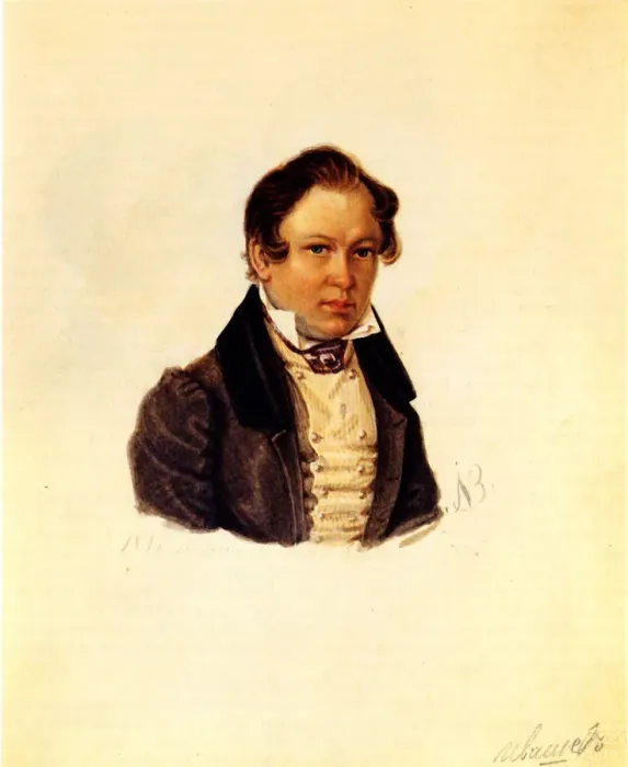 Framed Print : Portrait of Decembrist Vasily Ivashev (1797-1841), 1834. Artist: Bestuzhev, Nikolai Alexandrovich (1791-1855) Framed Print : Portrait of Decembrist Vasily Ivashev (1797-1841), 1834. Artist: Bestuzhev, Nikolai Alexandrovich (1791-1855)