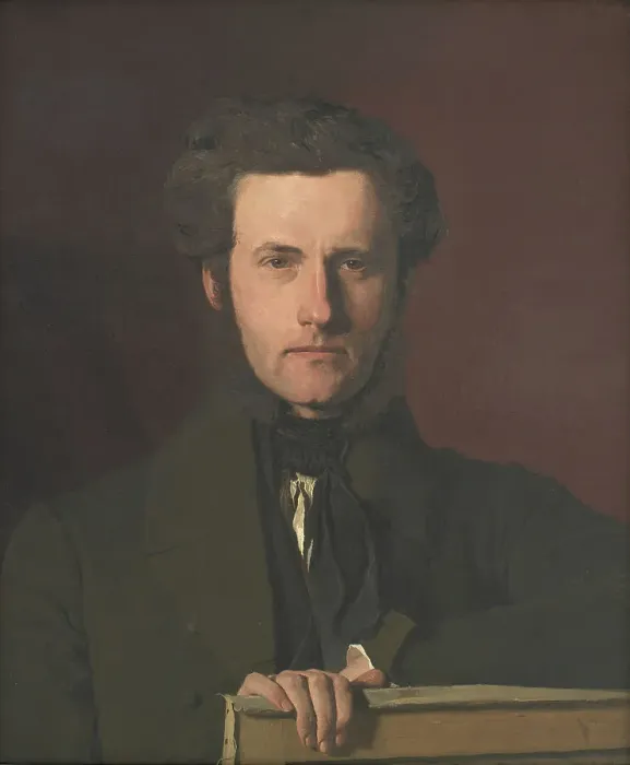 Framed Print : Portrait of the Decorative Artist G.C. Hilker, 1835-1838. Creator: Christen Købke Framed Print : Portrait of the Decorative Artist G.C. Hilker, 1835-1838. Creator: Christen Købke