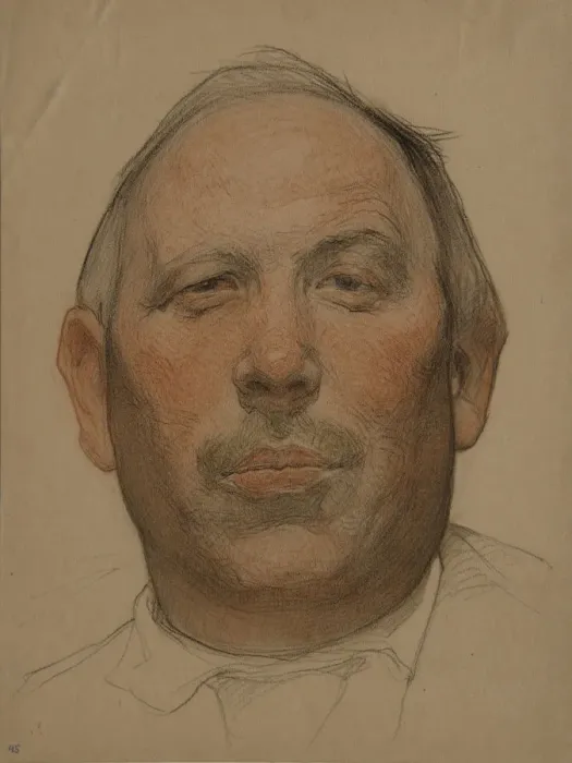 Framed Print : Portrait of Demyan Bedny (1883-1945), 1920s. Artist: Andreev, Nikolai Andreevich (1873-1932) Framed Print : Portrait of Demyan Bedny (1883-1945), 1920s. Artist: Andreev, Nikolai Andreevich (1873-1932)