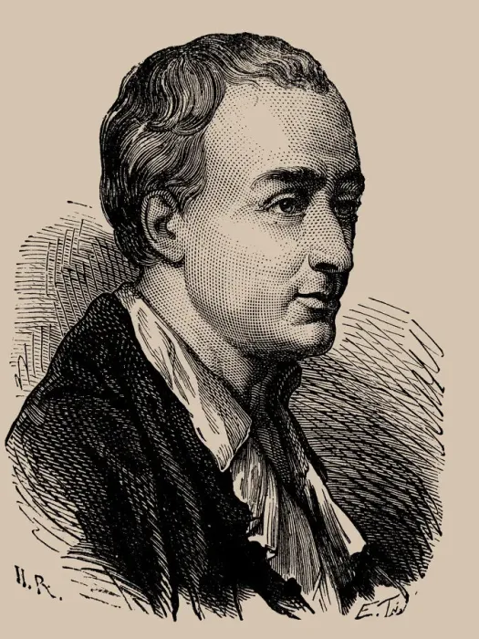Framed Print : Portrait of Denis Diderot (1713-1784), 1889 Framed Print : Portrait of Denis Diderot (1713-1784), 1889