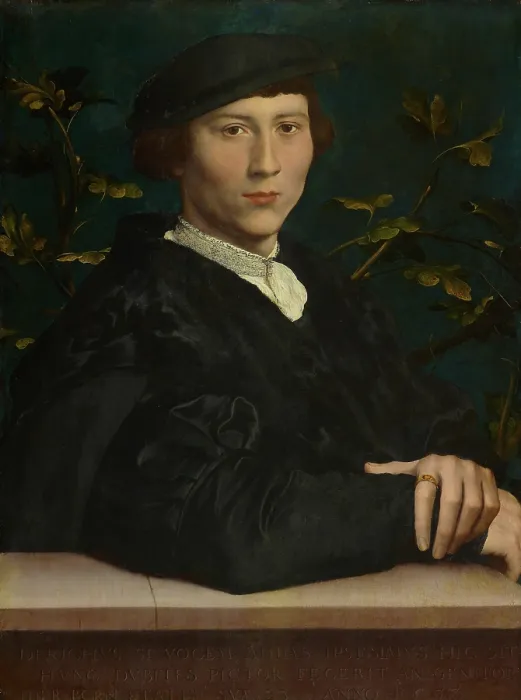 Framed Print : Portrait of Derich Born, 1533. Creator: Holbein, Hans, the Younger (1497-1543) Framed Print : Portrait of Derich Born, 1533. Creator: Holbein, Hans, the Younger (1497-1543)