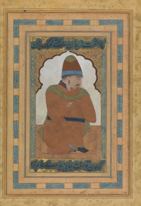 Framed Print : Portrait of a Dervish, 16th century. Creator: Unknown Framed Print : Portrait of a Dervish, 16th century. Creator: Unknown
