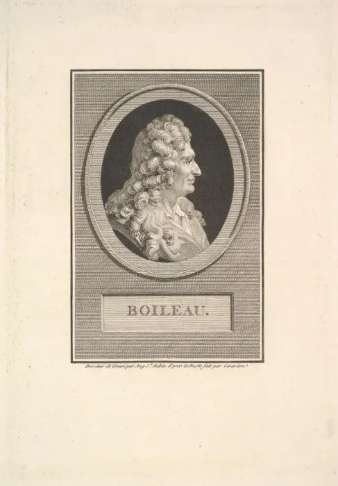 Framed Print : Portrait of Despreaux Nicolas Boileau, 1800. Creator: Augustin de Saint-Aubin Framed Print : Portrait of Despreaux Nicolas Boileau, 1800. Creator: Augustin de Saint-Aubin