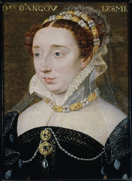 Portrait de Diane de France, duchesse d'Angoulême (1538-1619), fille légitimée d'Henri II, c1570. Creator: Francois Clouet