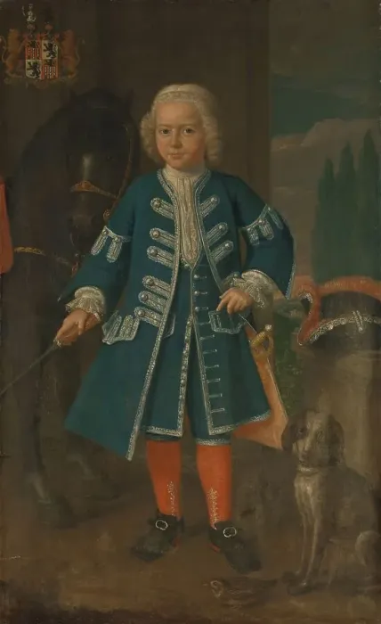 Framed Print : Portrait of Diederik van Hemert, Lord of Babyloniënbroek at six years of age, 1735. Creator: Harmen Serin Framed Print : Portrait of Diederik van Hemert, Lord of Babyloniënbroek at six years of age, 1735. Creator: Harmen Serin