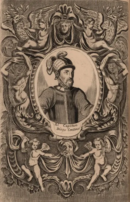 Framed Print : Portrait of Diego Centeno, 1625. Creator: Anonymous Framed Print : Portrait of Diego Centeno, 1625. Creator: Anonymous