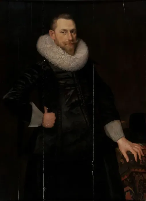 Framed Print : Portrait of Dirck Corver (1587-1633), 1622. Creator: Cornelis van de Voort Framed Print : Portrait of Dirck Corver (1587-1633), 1622. Creator: Cornelis van de Voort