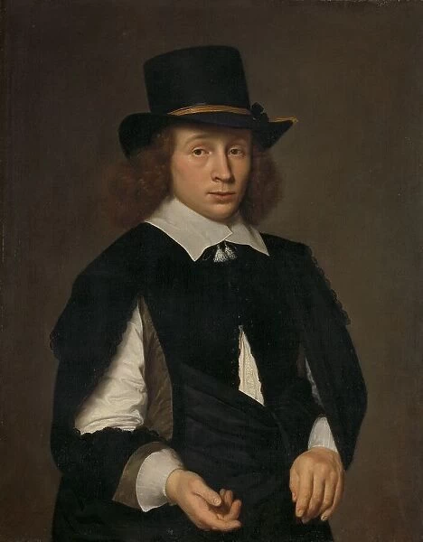 Portrait of Dirck Hendrick Meulenaer (1620-in or after 1649 ?), c.1645. Creator: Paulus Hennekyn