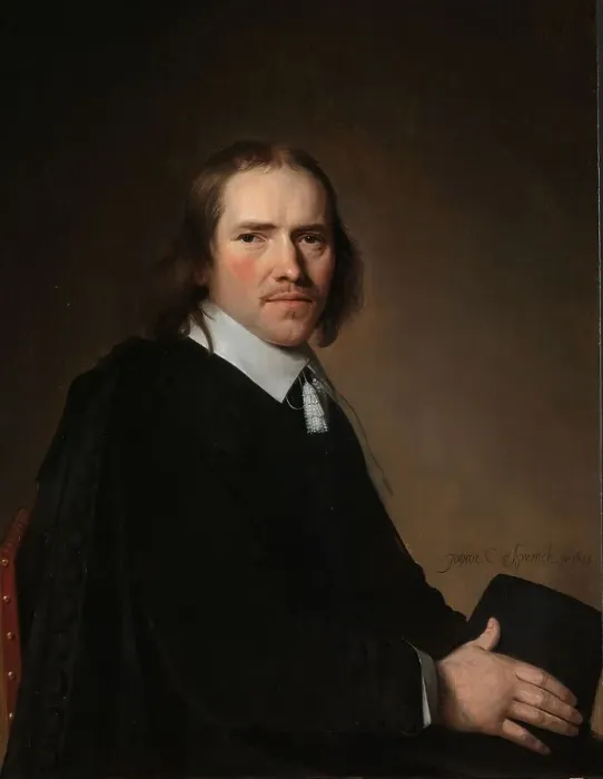 Framed Print : Portrait of Dirck, Johannes, or Jacobus Wallis, 1653. Creator: Jan Verspronck Framed Print : Portrait of Dirck, Johannes, or Jacobus Wallis, 1653. Creator: Jan Verspronck