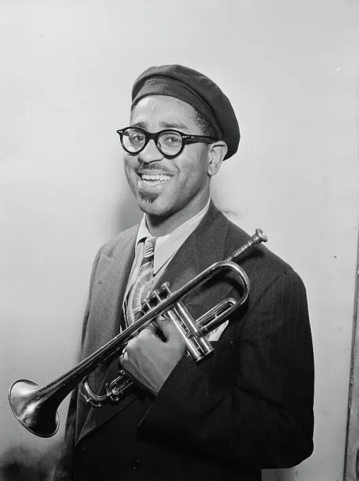 Framed Print : Portrait of Dizzy Gillespie, New York, N.Y. ca. May 1947. Creator: William Paul Gottlieb Framed Print : Portrait of Dizzy Gillespie, New York, N.Y. ca. May 1947. Creator: William Paul Gottlieb