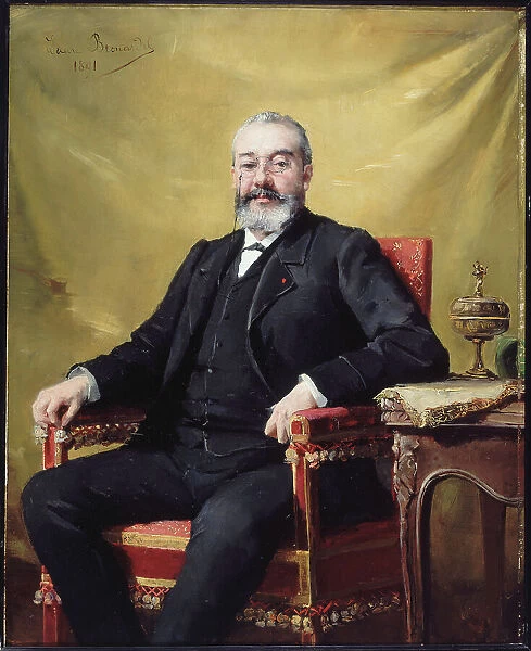 Portrait of Doctor Adrien Proust (1834-1903), father of Marcel Proust, 1891. Creator: Laure Brouardel