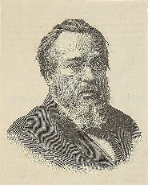 Portrait of Doctor Sergey Petrovich Botkin (1832-1889), c. 1880. Creator: Loskoczynski, Jozef (1857-1928)