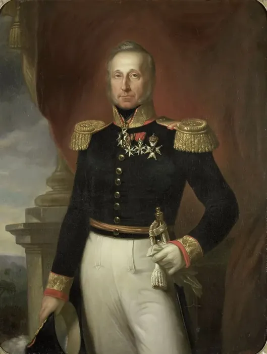 Framed Print : Portrait of Dominique Jacques de Eerens, Governor-General of the Dutch East Indies, 1855-1858. Creator: Unknown Framed Print : Portrait of Dominique Jacques de Eerens, Governor-General of the Dutch East Indies, 1855-1858. Creator: Unknown