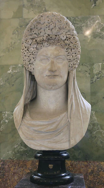 Portrait of Domitia Longina, wife of the Roman Emperor Domitian, first half of 2nd century