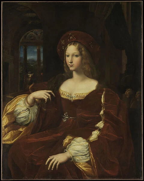 Portrait de Dona Isabel de Requesens, vice-reine de Naples (1500-1577), ca 1518. Artist: Raphael (1483-1520)