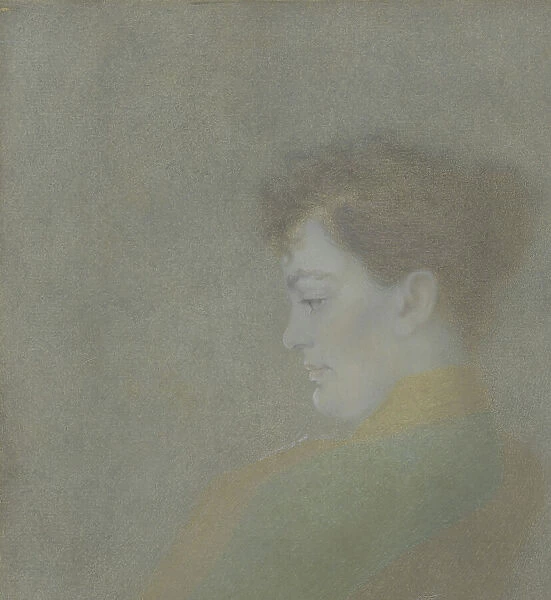 Portrait of Dora Herzberg, 1894. Creator: Hendrik Godfried Icke