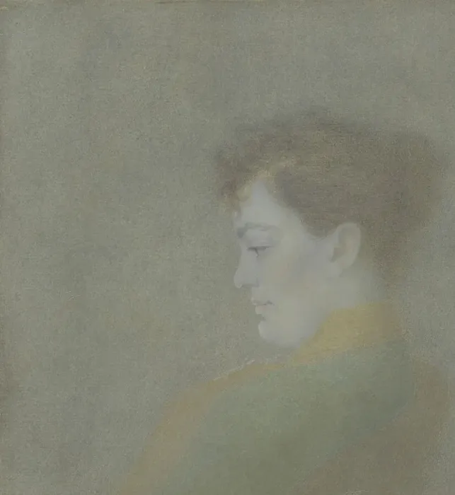 Framed Print : Portrait of Dora Herzberg, 1894. Creator: Hendrik Godfried Icke Framed Print : Portrait of Dora Herzberg, 1894. Creator: Hendrik Godfried Icke