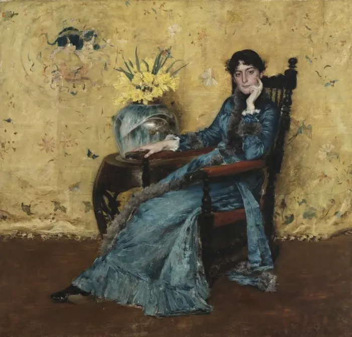 Framed Print : Portrait of Dora Wheeler, 1882-83. Creator: William Merritt Chase (American, 1849-1916) Framed Print : Portrait of Dora Wheeler, 1882-83. Creator: William Merritt Chase (American, 1849-1916)