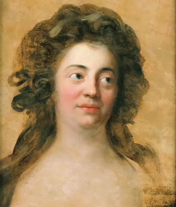 Framed Print : Portrait of Dorothea Friederike Schlegel (1764-1839), nee Brendel Mendelssohn, c Framed Print : Portrait of Dorothea Friederike Schlegel (1764-1839), nee Brendel Mendelssohn, c