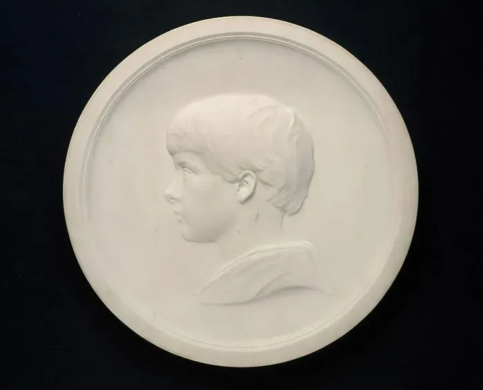 Framed Print : Portrait of Dorothy Woolner, 1882. Creator: Thomas Woolner Framed Print : Portrait of Dorothy Woolner, 1882. Creator: Thomas Woolner