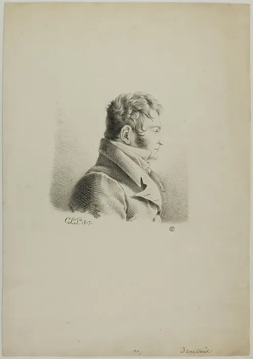 Framed Print : Portrait of Dr. Broussais, 1817. Creators: Giuseppe Maria Crespi, Charles-Philibert de Lasteyrie Framed Print : Portrait of Dr. Broussais, 1817. Creators: Giuseppe Maria Crespi, Charles-Philibert de Lasteyrie