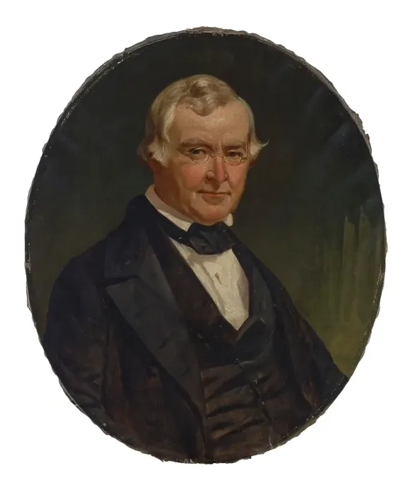 Framed Print : Portrait of Dr. Charles G. McLean, c1830-1892. Creator: Jacob Cox Framed Print : Portrait of Dr. Charles G. McLean, c1830-1892. Creator: Jacob Cox