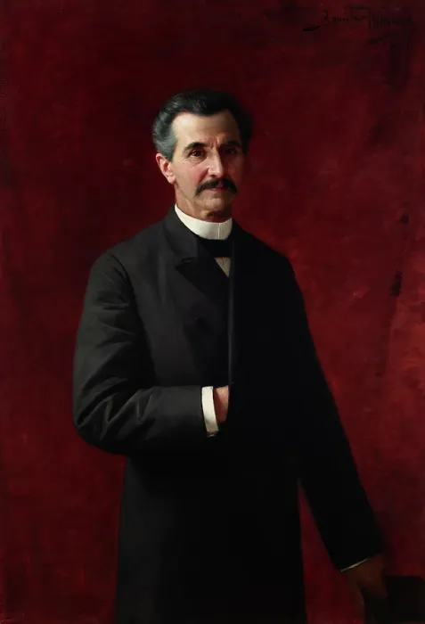 Framed Print : Portrait of Dr Feliks Sommer, 1894. Creator: Bronislaw Wisniewski Framed Print : Portrait of Dr Feliks Sommer, 1894. Creator: Bronislaw Wisniewski