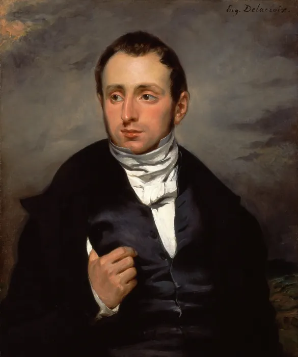 Framed Print : A Portrait of Dr. Francois-Marie Desmaisons, c.between 1832 and 1833. Creator: Eugene Delacroix Framed Print : A Portrait of Dr. Francois-Marie Desmaisons, c.between 1832 and 1833. Creator: Eugene Delacroix