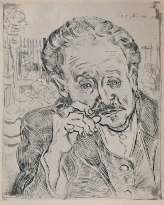 Framed Print : Portrait of Dr. Gachet, c. 1890, (1946). Artist: Vincent van Gogh Framed Print : Portrait of Dr. Gachet, c. 1890, (1946). Artist: Vincent van Gogh