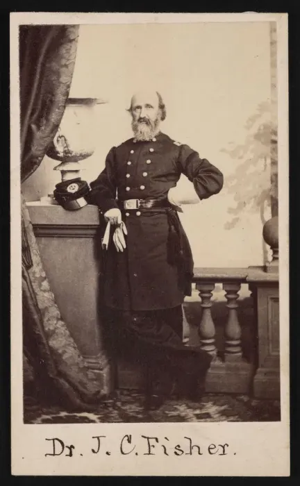 Framed Print : Portrait of Dr. James C. Fisher, 1863. Creator: Broadbent & Co Framed Print : Portrait of Dr. James C. Fisher, 1863. Creator: Broadbent & Co