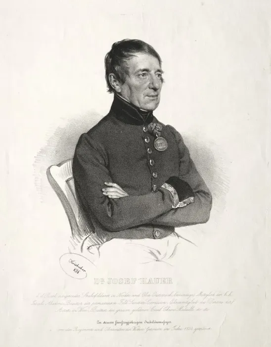 Framed Print : Portrait of Dr. Jospeh Hauer. Creator: Joseph Kriehuber (German, 1800-1876) Framed Print : Portrait of Dr. Jospeh Hauer. Creator: Joseph Kriehuber (German, 1800-1876)