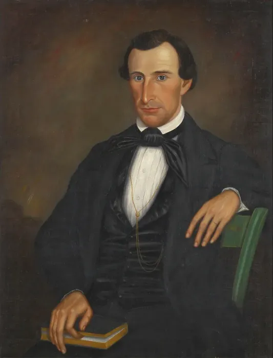 Framed Print : Portrait of Dr. Lewis D. Lyons, about 1855. Creator: Barton Stone Hays Framed Print : Portrait of Dr. Lewis D. Lyons, about 1855. Creator: Barton Stone Hays