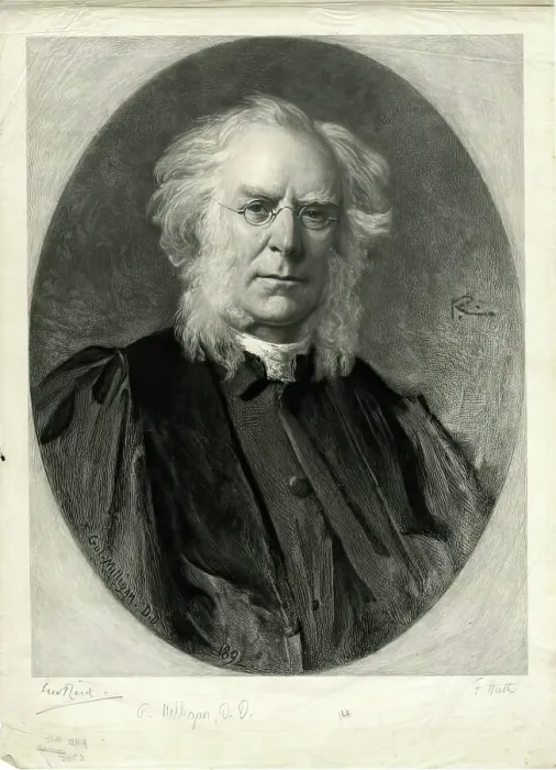 Framed Print : Portrait of Dr. Milligan. Creator: Frederick Huth Framed Print : Portrait of Dr. Milligan. Creator: Frederick Huth